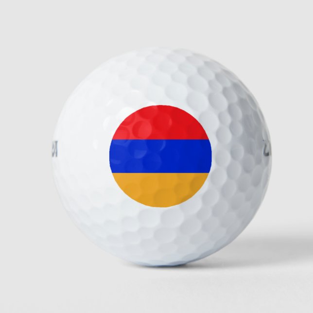 Pelotas De Golf Bandera de Armenia (Anverso)
