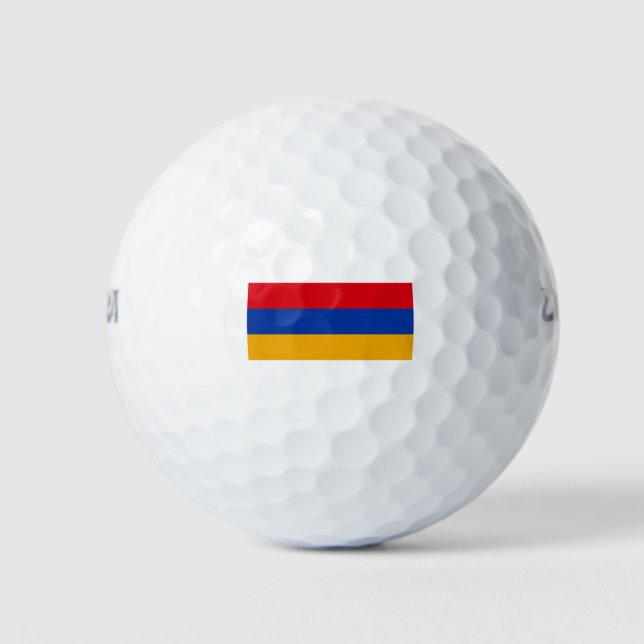 Pelotas De Golf Bandera de Armenia (Anverso)