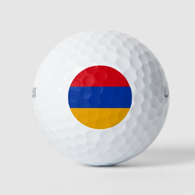 Pelotas De Golf Bandera de Armenia (Anverso)