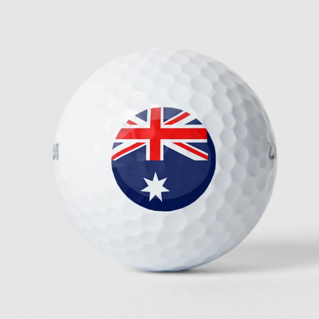 Pelotas De Golf Bandera de Australia (Anverso)