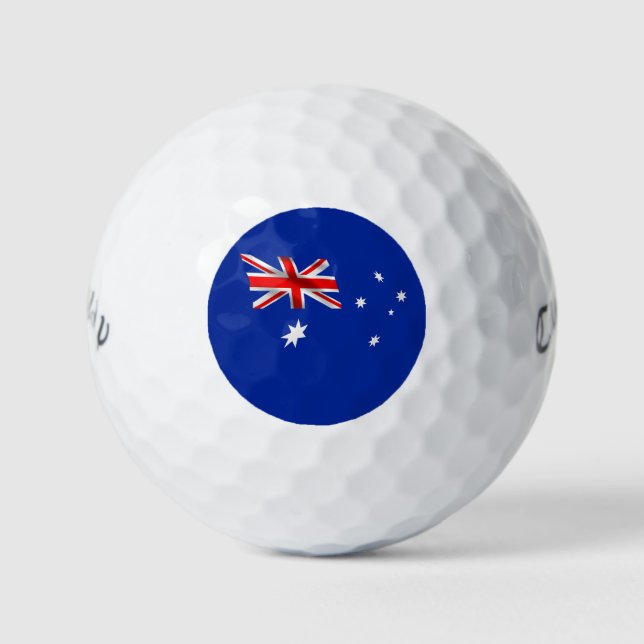 Pelotas De Golf Bandera de Australia (Anverso)