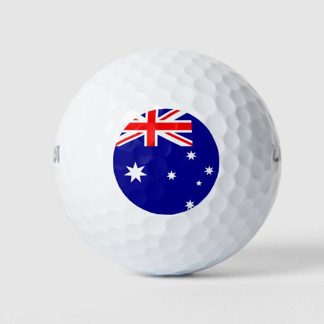 Pelotas De Golf Bandera de Australia (Anverso)