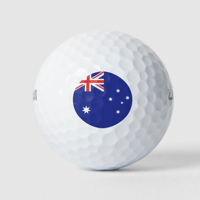 Pelotas De Golf Bandera de Australia (Anverso)