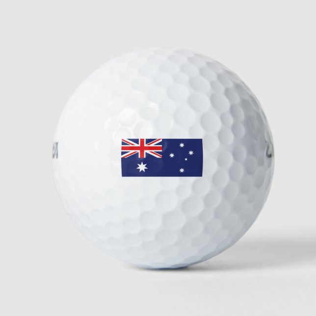 Pelotas De Golf Bandera de Australia (Anverso)