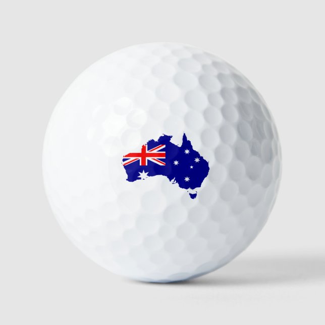 Pelotas De Golf Bandera de Australia (Anverso)