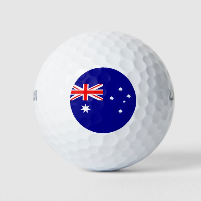 Pelotas De Golf Bandera de Australia (Anverso)