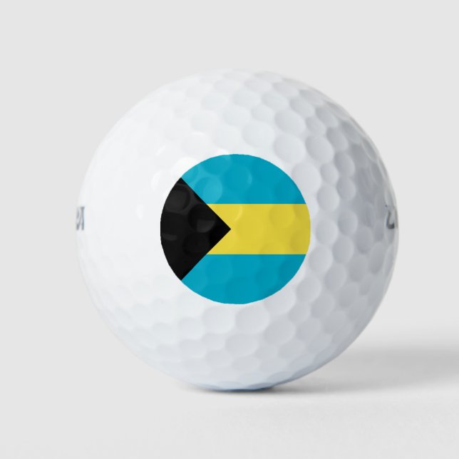 Pelotas De Golf Bandera de Bahamas (Anverso)