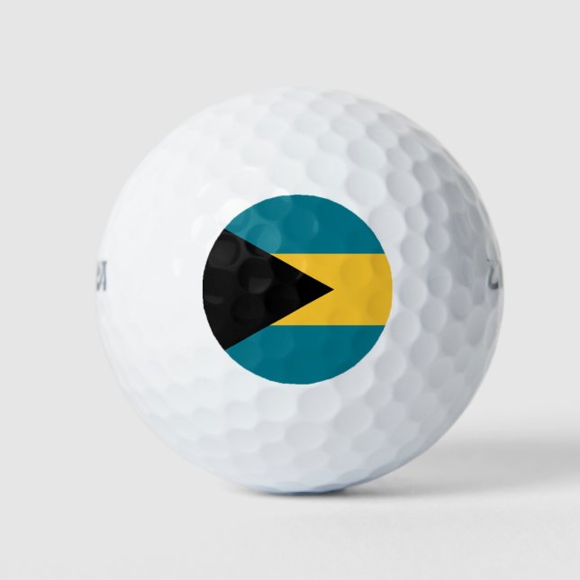 Pelotas De Golf Bandera de Bahamas (Anverso)