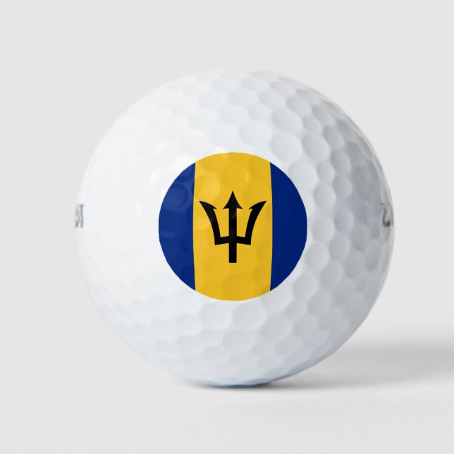 Pelotas De Golf Bandera de Barbados (Anverso)