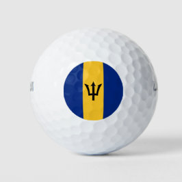 Pelotas De Golf Bandera de Barbados (Barbados) (Bajan)