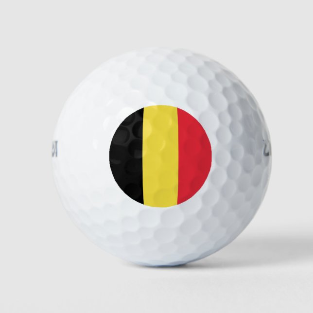 Pelotas De Golf Bandera de Bélgica (Anverso)