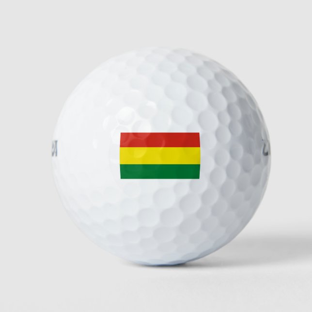 Pelotas De Golf Bandera de Bolivia (Anverso)