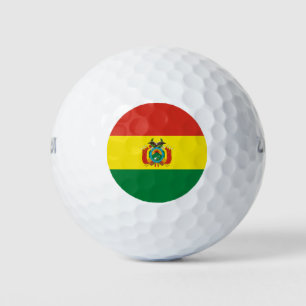 Pelotas De Golf Bandera de Bolivia Patriótica