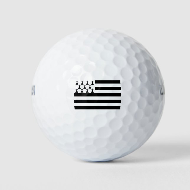 Pelotas De Golf Bandera de Bretaña Patriótica (Anverso)