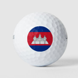 Pelotas De Golf Bandera de Camboya