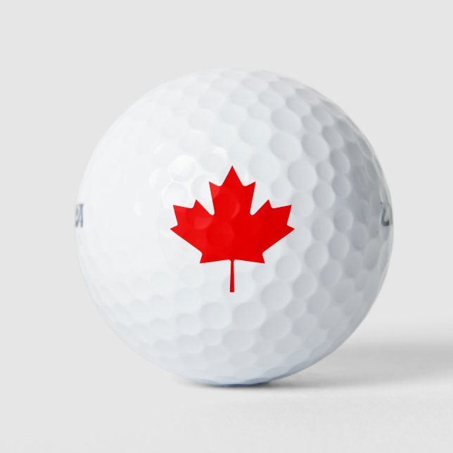 Pelotas De Golf Bandera de Canadá (Anverso)