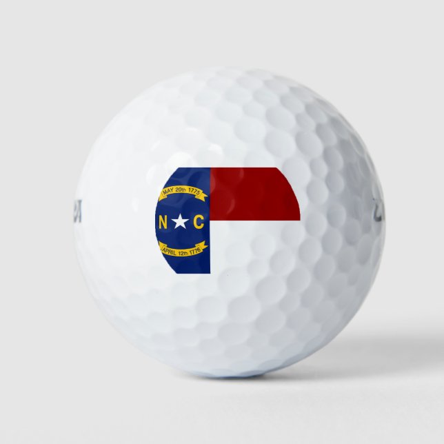 Pelotas De Golf Bandera de Carolina del Norte (Anverso)