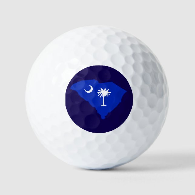 Pelotas De Golf Bandera de Carolina del Sur (Anverso)
