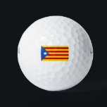 Pelotas De Golf bandera de cataluña<br><div class="desc">bandera de cataluña,  españa,  catalonia,  costa brava,  parque nacional,  basílica de la Sagrada Familia,  Barcelona,  Parque Güell,  Casa Milà,  bandera,  ciudad,  flor,  estrellas,  escudo,  real,  viajes,  aventura,  cultura,  china,  animal,  anime,  cosecha,  explorar,  excursionismo,  Madre Tierra,  ambientalista,  conservación,  vida silvestre, </div>