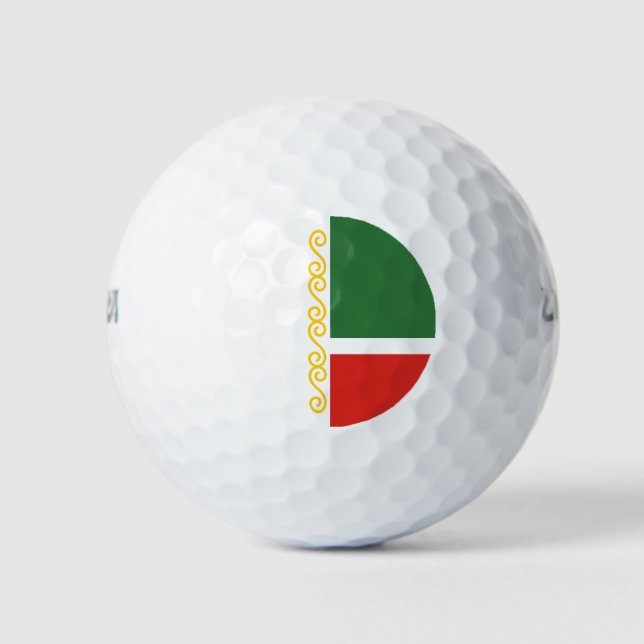 Pelotas De Golf Bandera de Chechenia (Anverso)