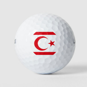 Pelotas De Golf Bandera de Chipre del Norte