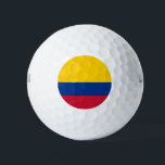 Pelotas De Golf Bandera de Colombia<br><div class="desc">Bandera patriótica de Colombia.</div>