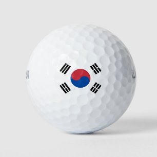 Pelotas De Golf Bandera de Corea del Sur