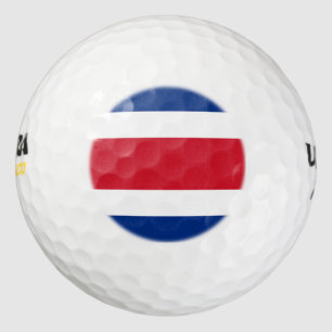 Pelotas De Golf Bandera de Costa Rica