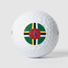Pelotas De Golf Bandera de Dominica