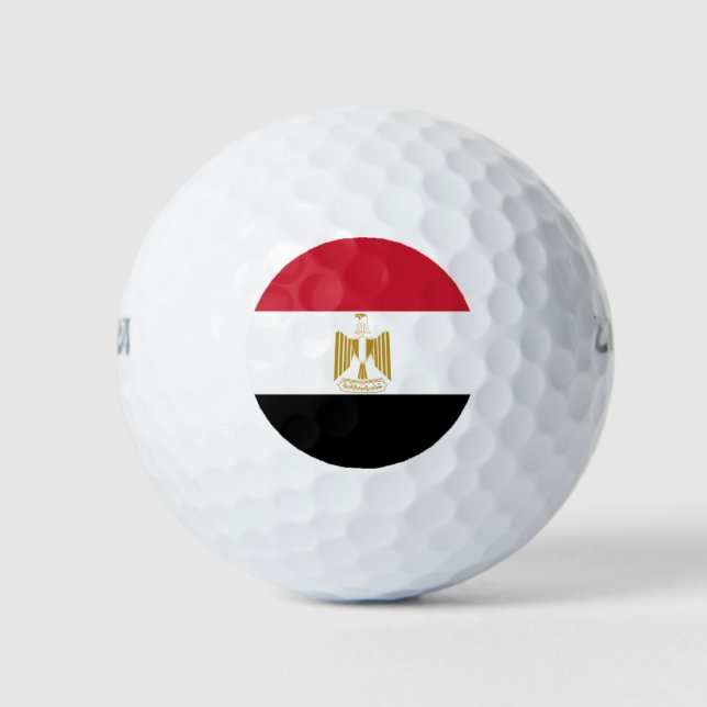 Pelotas De Golf Bandera de Egipto (Anverso)