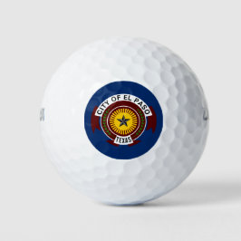 Pelotas De Golf Bandera de El Paso (Texas)