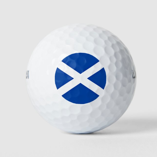 Pelotas De Golf Bandera de Escocia (Anverso)