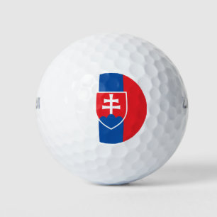 Pelotas De Golf bandera de Eslovaquia (variante vertical)