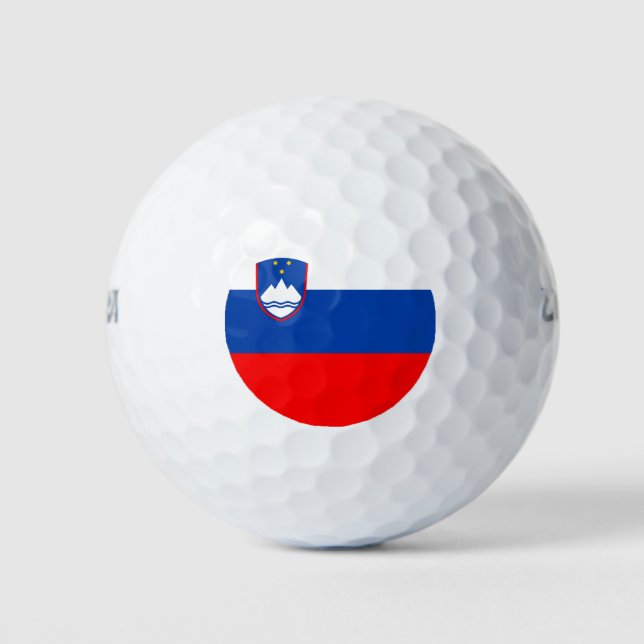 Pelotas De Golf Bandera de Eslovenia (Anverso)