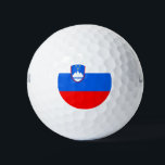 Pelotas De Golf Bandera de Eslovenia<br><div class="desc">Bandera de Eslovenia</div>