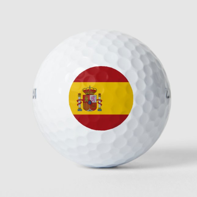 Pelotas De Golf Bandera de España (Anverso)