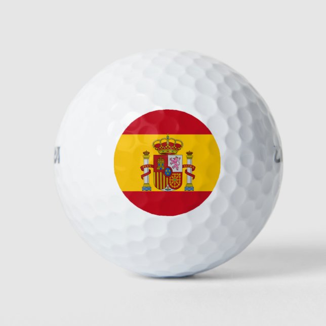 Pelotas De Golf Bandera de España (Anverso)