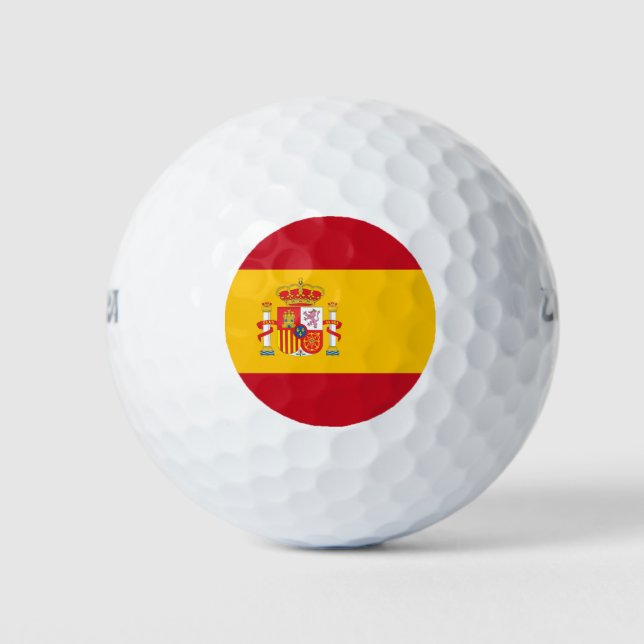 Pelotas De Golf Bandera de España (Anverso)