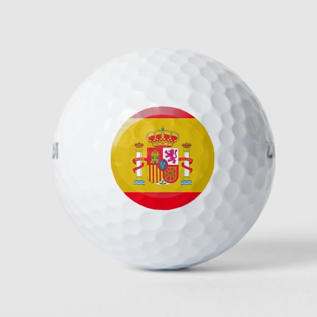 Pelotas De Golf Bandera de España (Anverso)