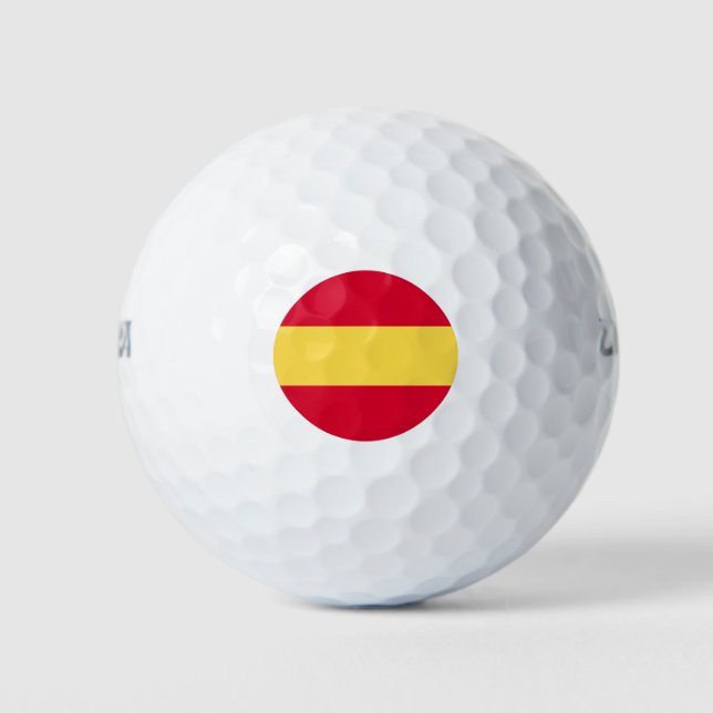 Pelotas De Golf Bandera de España (Anverso)