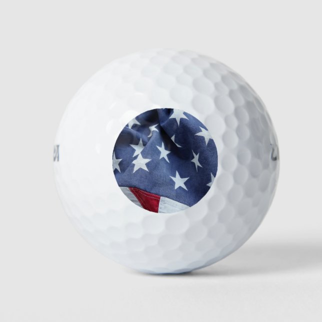 Pelotas De Golf Bandera de Estados Unidos (Anverso)