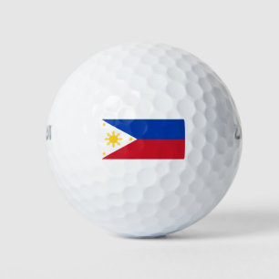 Pelotas De Golf Bandera de Filipinas