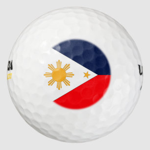 Pelotas De Golf Bandera de Filipinas