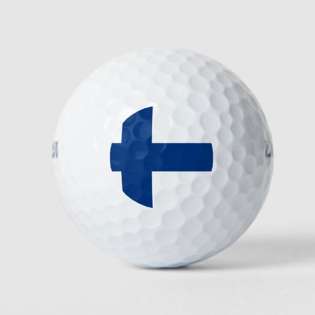Pelotas De Golf Bandera de Finlandia (Anverso)