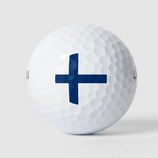 Pelotas De Golf Bandera de Finlandia (Anverso)