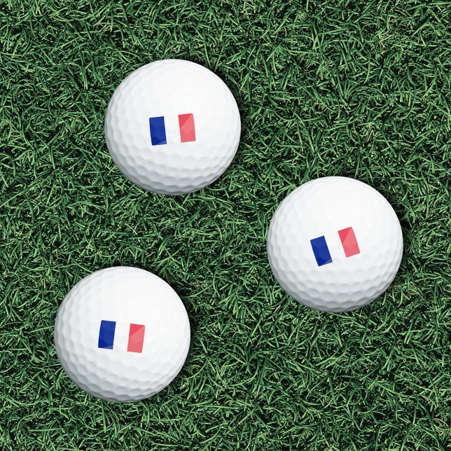 Pelotas De Golf Bandera de Francia (Flag of France Golf Balls)