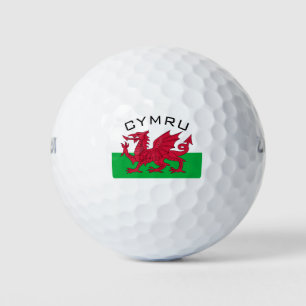 Pelotas De Golf bandera de Gales