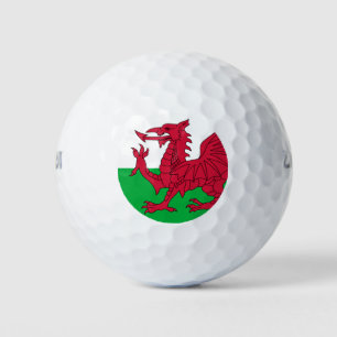 Pelotas De Golf bandera de Gales