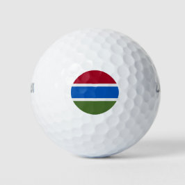 Pelotas De Golf Bandera de Gambia