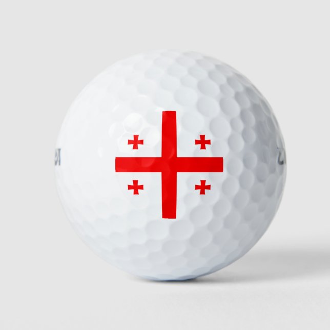 Pelotas De Golf Bandera de Georgia (Anverso)